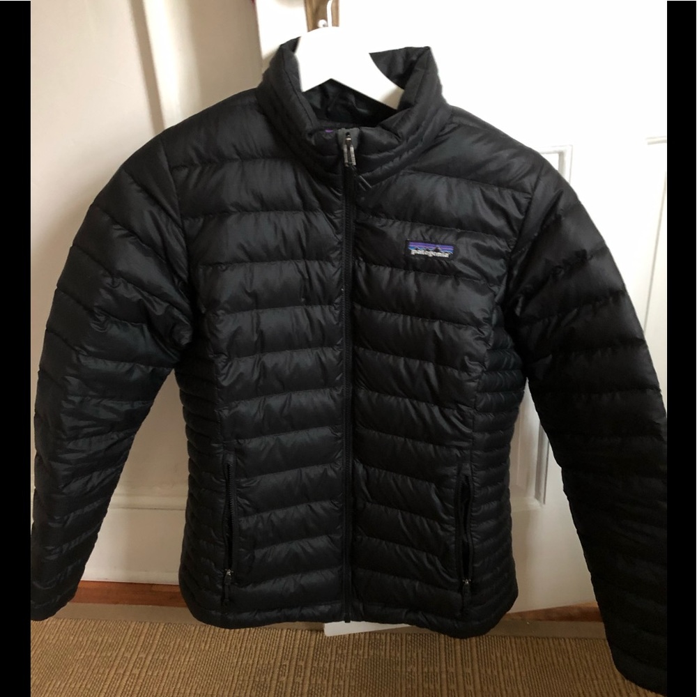 Women’s black Patagonia down sweater